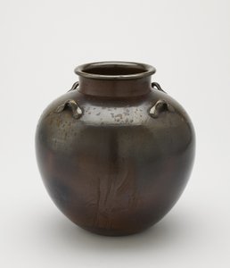 Tea-leaf storage jar, Imbe, Okayama prefecture, Edo period, 18th-19th century