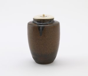 Tea caddy, katatsuki type, Edo period by Japanese School