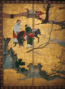 The Court Visit of the Four Sages of Mount Shang; Su Shi