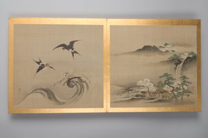 Thirty Paintings of Birds, Flowers and Landscape, Late 18th Century
