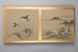 Thirty Paintings of Birds, Flowers and Landscape, Late 18th Century
