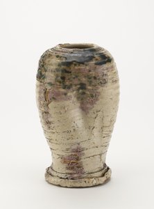 Vase in Oribe Style, Probably Seto Ware 1800-80