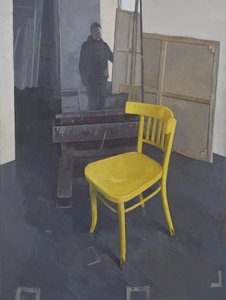 Studio Interior with Yellow Chair, 2023