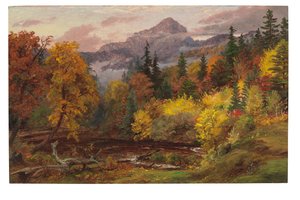 Autumn Foliage in the White Mountains (Mount Chocorua)