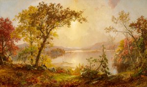 Greenwood Lake, Autumn on the Hudson by Jasper Francis Cropsey