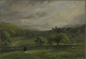 Lulworth Castle by Jasper Francis Cropsey