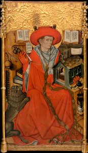 Saint Jerome in His Study by Jaume Ferrer