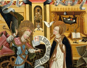 The Annunciation, altarpiece from Verdu