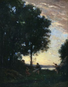 Fauns and Nymphs Dancing