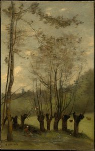 Meadow with Willows, Monthléry