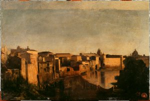 The Tiber in Rome by Jean-Baptiste Carpeaux