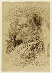 Portrait of General de Montfort (p. 6 of the album) by Jean-Baptiste Carpeaux