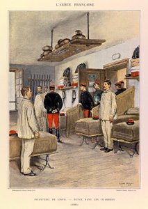 Types and Uniforms of the French Army by Captain Jules Richard, Illustrated by Edouard Detaille: Line Infantry: Review in the Chambers in 1885