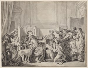 The Guilty and Repentant Daughter by Jean-Baptiste Greuze