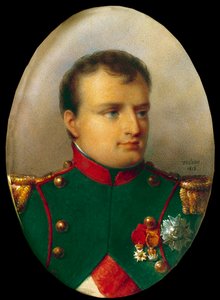 Medallion Portrait of Napoleon I in the Uniform of the Chasseurs