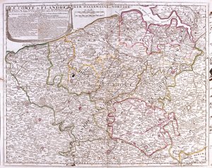 France (Region: Nord-Pas-de-Calais), large part of Belgium (except south-east), Netherlands (Zeeland, North Brabant)
