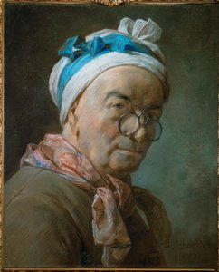 Self-Portrait of Chardin with Pince-Nez