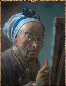 Self-Portrait of Chardin with Pince-Nez