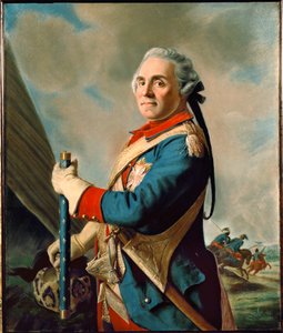 Moritz, Count of Saxony, Marshal of France, the Natural Child of King August II of Poland and the Countess Aurora of Koenigsmark by Jean-Etienne Liotard