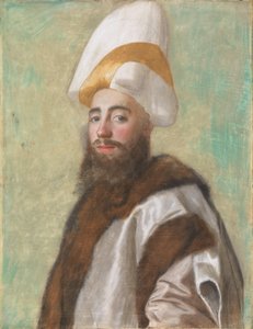 Portrait of a Grand Vizir, or of a European Dressed as One, c.1741 by Jean Étienne Liotard