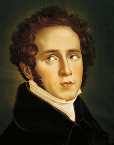 Portrait of Vincenzo Bellini by Jean Francois Millet