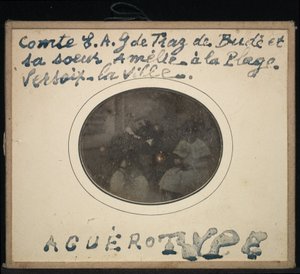Portrait of Two Children, Comte Ernest Andre Gabriel de Traz de Budé et sa Soeur Amélie by Jean Gabriel Eynard