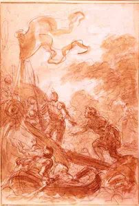 Orlando Leaves the Island by Jean Honore Fragonard