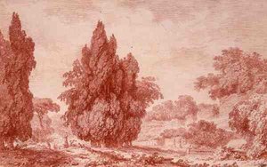 View of a Park by Jean Honore Fragonard