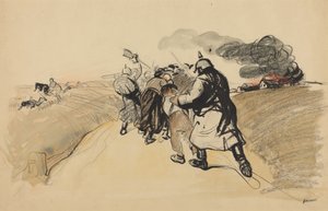 German Raid on a Village