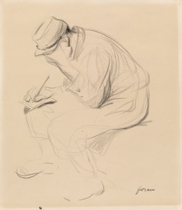 Le Poilu (French Soldier Writing Home) by Jean-Louis Forain