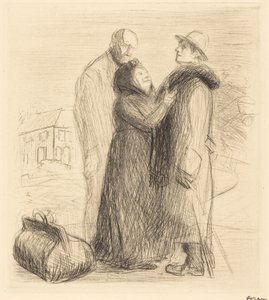 The Departure of the Prodigal Son (first plate, vertical) by Jean-Louis Forain