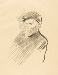 Portrait of Renoir (first plate) by Jean-Louis Forain