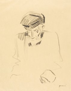 Portrait of Renoir (second plate) by Jean-Louis Forain