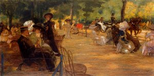 An Elegant Gathering in the Bois de Boulogne
