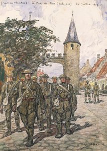 Flanders Front, Gate of Loo (Belgium), 30 July 1917 by Jean-Louis Lefort