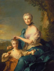 Madame Crozat De Thiers And Her Daughter