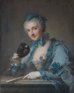 Portrait of Louise-Geneviève Royer by Jean-Marc Nattier