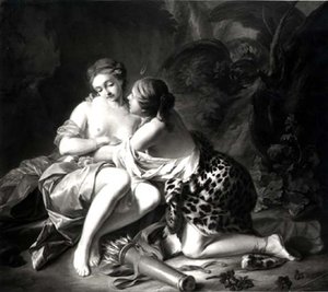 Jupiter and Callisto by Jean Simon Berthelemy