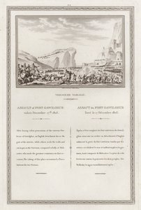 Capture of the Fort of Gawilghur by the British under the Command of Arthur Wellesley, Second Anglo-Marashtra War, India by Jean (after) Duplessi Bertaux