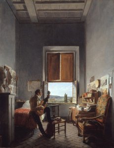 Léon Pallière in His Room at the Villa Medici, Rome