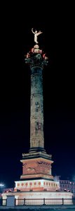 View of the Column of July on Place de la Bastille in Paris by Jean Antoine Alavoine