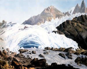 Chamonix: Spring of the Arveyron by Jean Antoine Linck