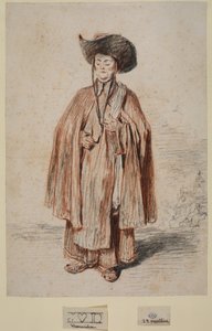 Friar, standing by Jean Antoine Watteau