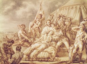 The Death of Marquis de Montcalm de Saint-Veran