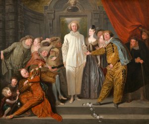 The Italian Comedians, probably 1720