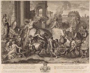 Alexander Entering Babylon by Jean Audran