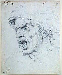 Expression of the Passions of the Soul: The Fearful by Jean Audran