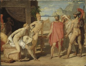 Achilles Receiving in his Tent the Envoys of Agamemnon