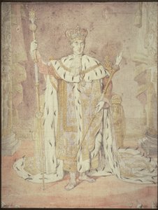 Charles X in His Coronation Robes by Jean Auguste Dominique Ingres