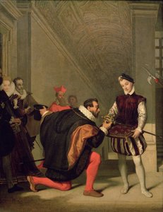 Don Pedro de Toledo Kissing the Sword of Henry IV